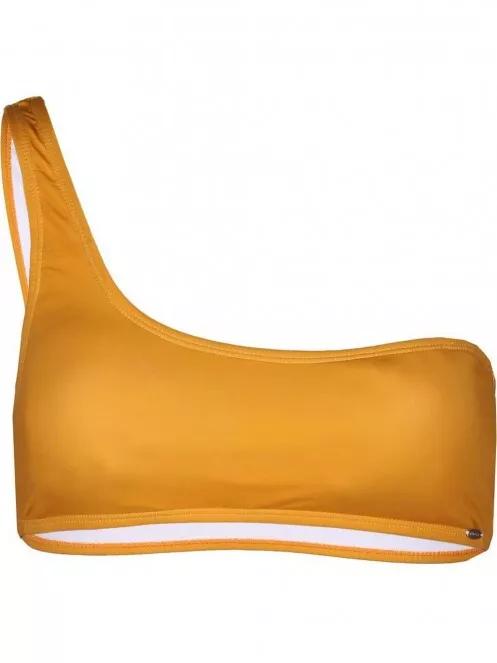 Fundango Madison One Shoulder Top for women in orange 6