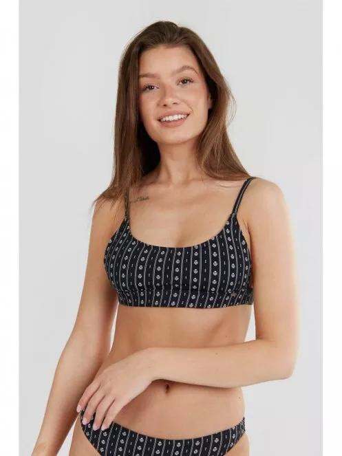 Fundango Moana Bralette Top for women in black 2
