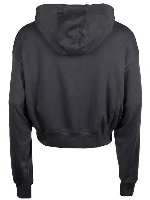 Fundango Draug Crop Hoodie for women in grey 6