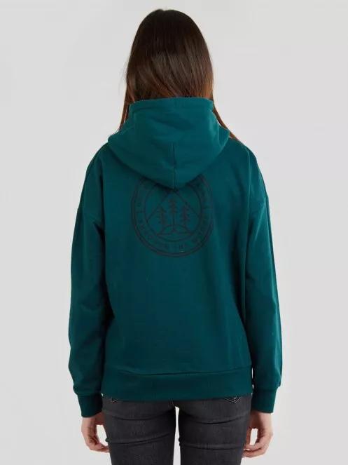 Fundango Haley Hooded Sweatshirt for women in green 3