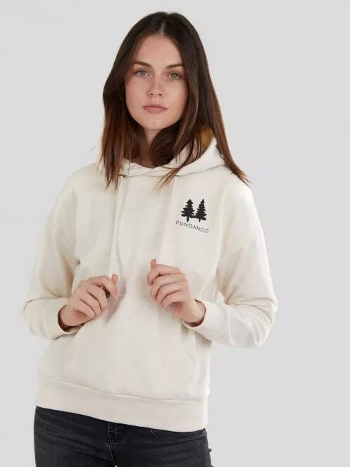 Fundango Haley Hooded Sweatshirt for women in white 2