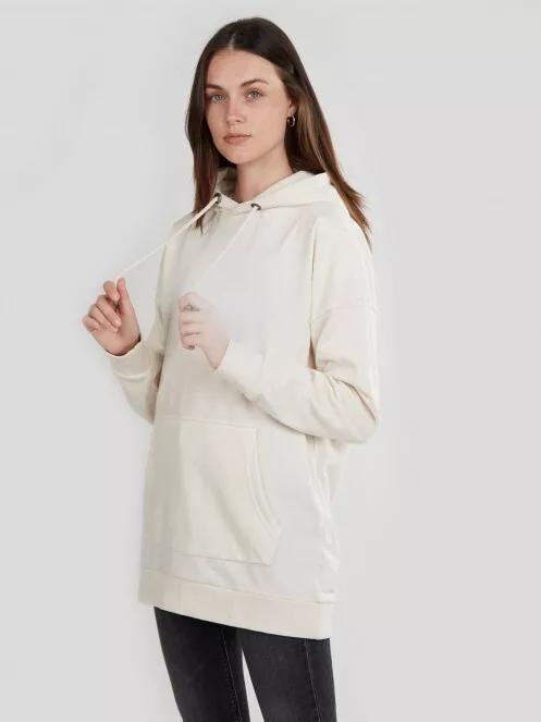 Fundango Ginger Hooded Sweatshirt for women in white 2
