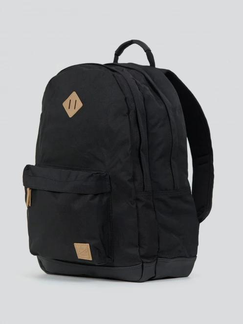 Fundango Plain Backpack in black 3