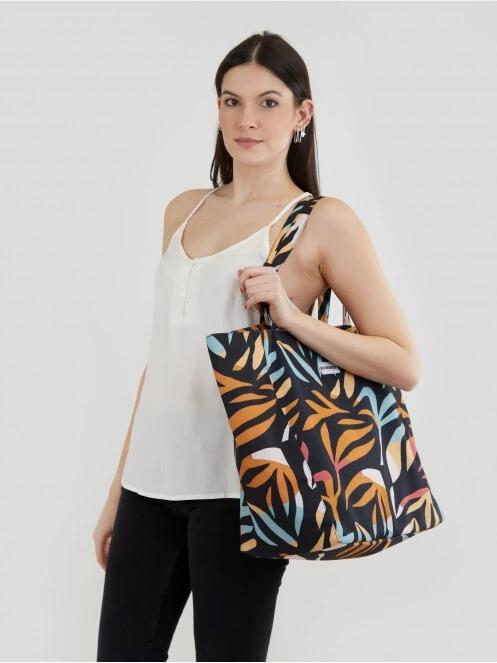 Fundango Almaraz Beach Bag for women in orange 3