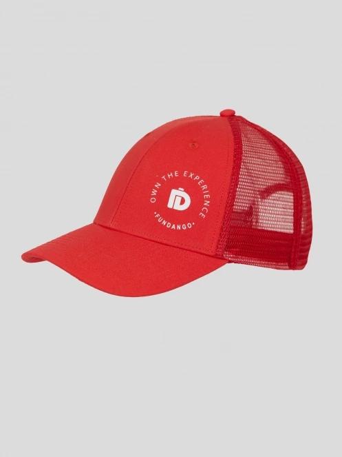 Fundango Sedum Trucker Cap for men in red 2