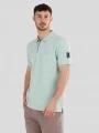 Fundango Molton Poloshirt for men in light blue 1