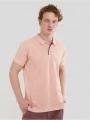 Fundango Molton Poloshirt for men in pink 1