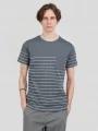 Fundango Jaggy Pocket T-shirt for men in grey 1