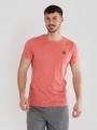 Fundango Jaggy Structured T-Shirt for men in pink 1