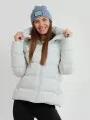 Fundango Amber Padded Jacket for women in light blue 1