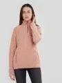 Fundango Vinona Fleece Pullover for women in pink 1