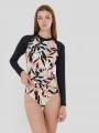 Fundango Joyce Long Sleeve Rashguard for women in black 1