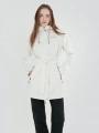 Fundango Regina II Waterproof Trench Jacket for women in sand 1